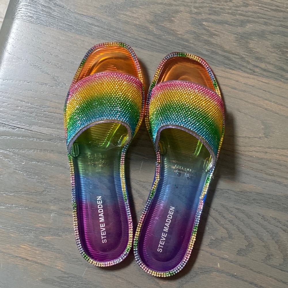 Colorful Gel Steve Madden Sandals